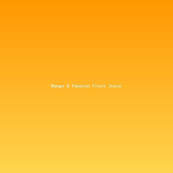 Mango & Passion Fruit Juice (500ml)