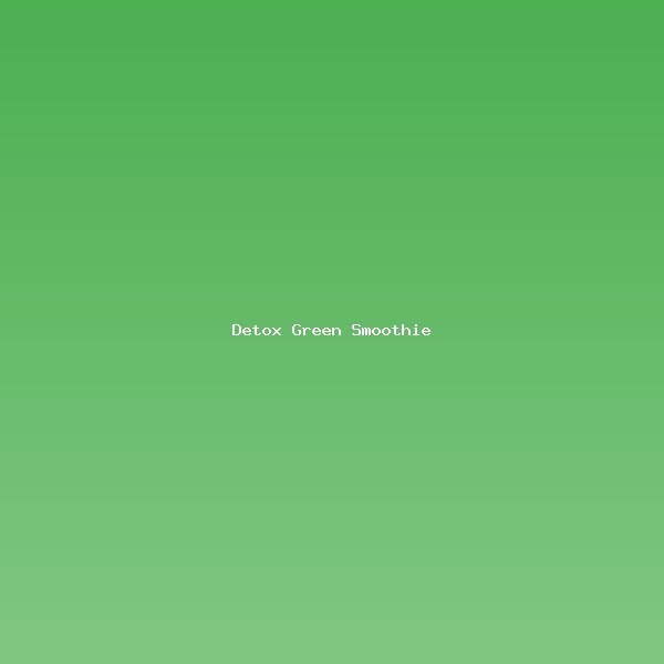 Detox Green Smoothie (500ml)