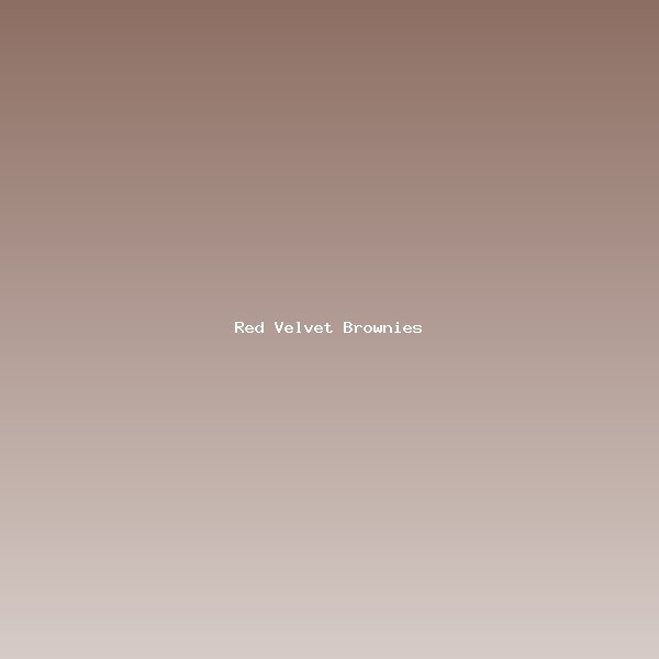 Red Velvet Brownies (Box of 8)