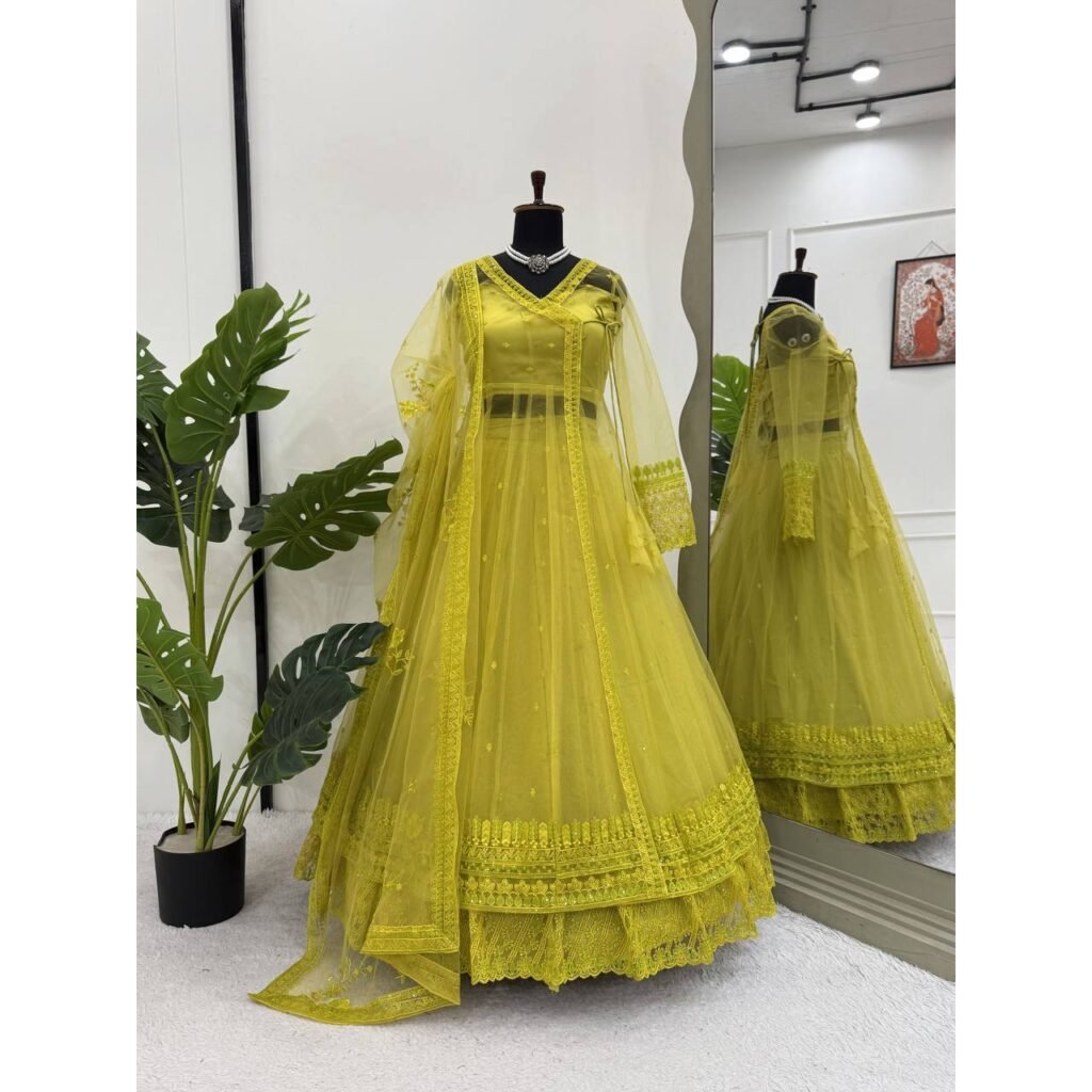 Midnight Sequence Embroidered Partywear Saree