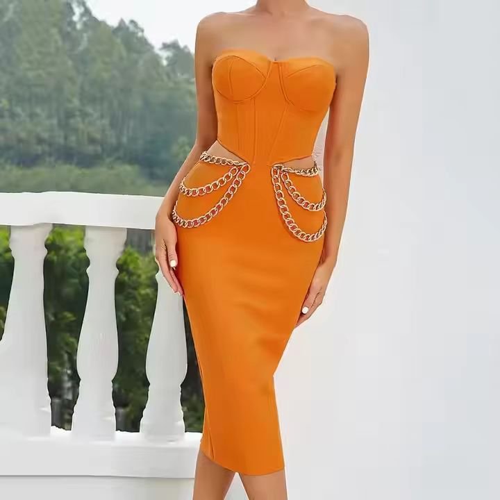 Golden Hour Anarkali Floor-Length Gown