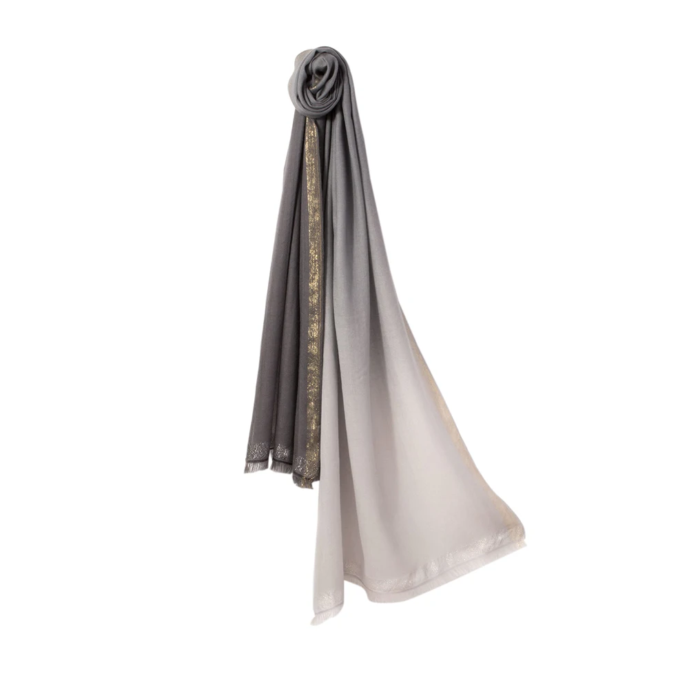 Luxe Hand-Painted 100% Silk Dupatta Scarf
