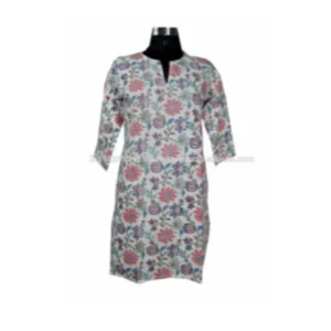 Everyday Elegance Cotton Printed Kurti Top