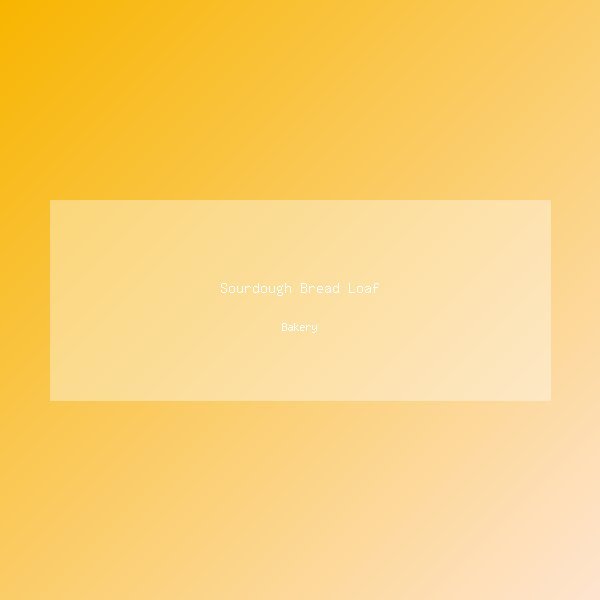 Sourdough Bread Loaf