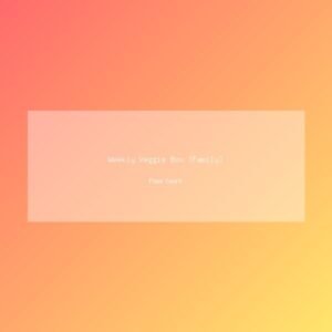 Weekly Veggie Box (Family)