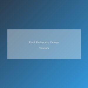 Event Photography Package