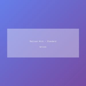 Balloon Arch - Standard