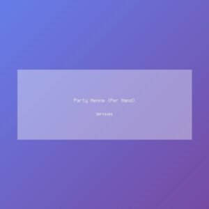 Party Henna (Per Hand)