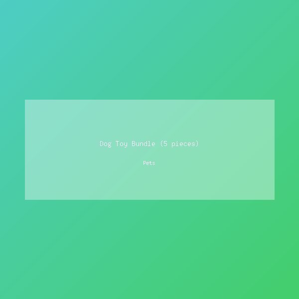 Dog Toy Bundle (5 pieces)